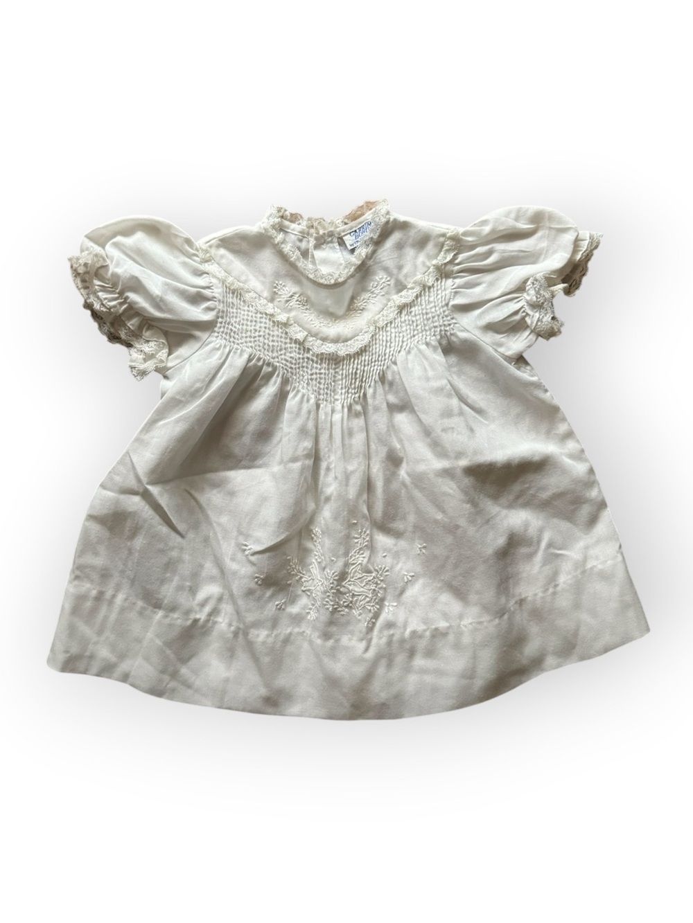 Vintage Carriage Boutique Smocked Baby Dress